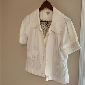 Sashimi cropped jacket - short sleeve